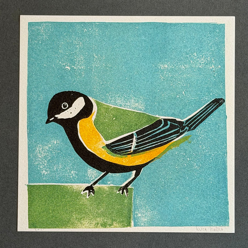 Luiza Holub - Sm Square - Digital Print - Great Tit
