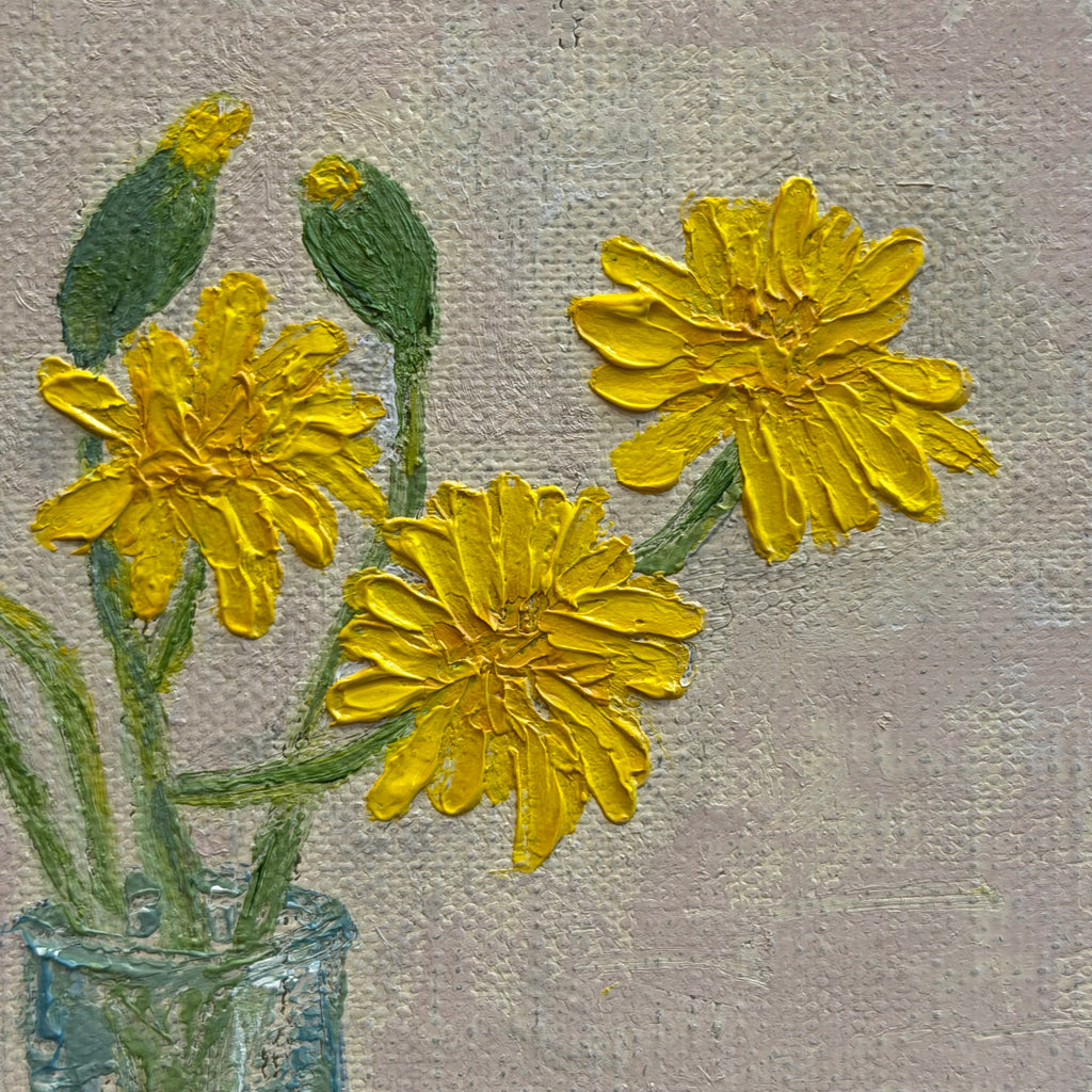 Oil Painting - 8 x 10” - Dandelions