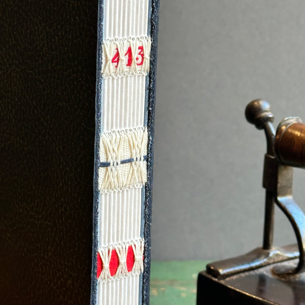 Exposed Spine Notebook [Large] - Dark Navy