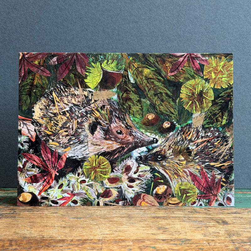 G/Card - A6 - Hedgehog & Chestnuts