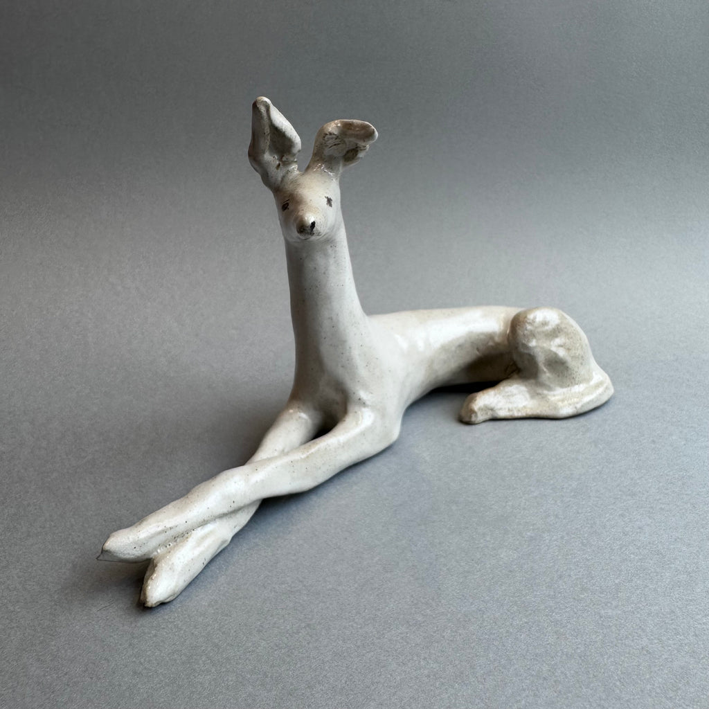 Stoneware Hound - Reclining [large]