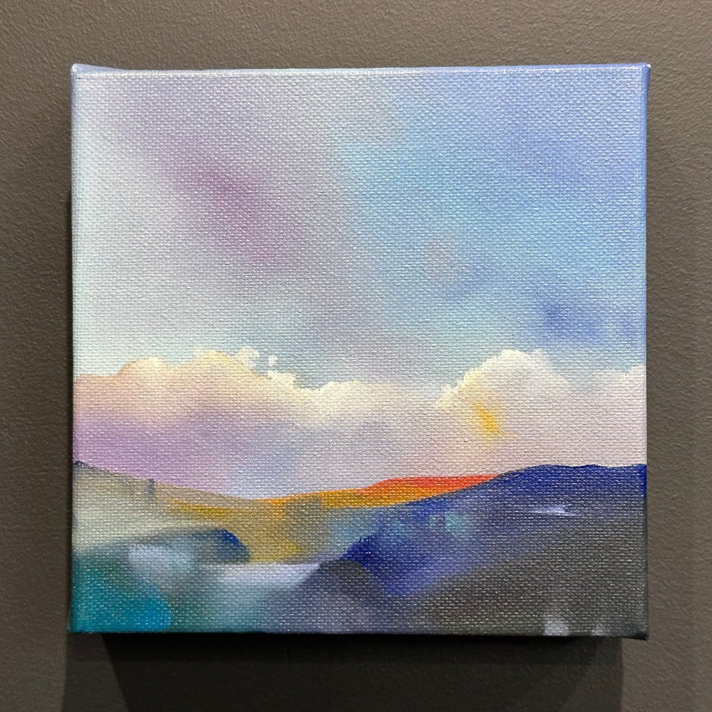 Oil on Canvas - 15 x 15cm - Valley and Light