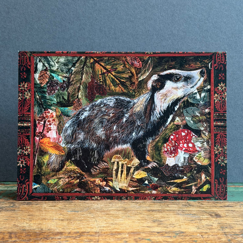 G/Card - A6 - Winter Badger