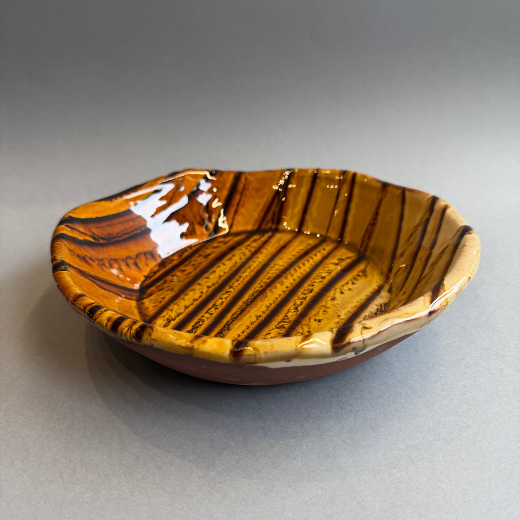 Handmade Slipware - Pasta Bowl