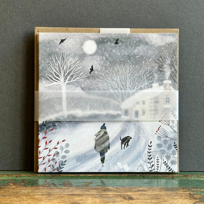 Note Pack - Set of 6 - Maria Taylor - The Snow Walk