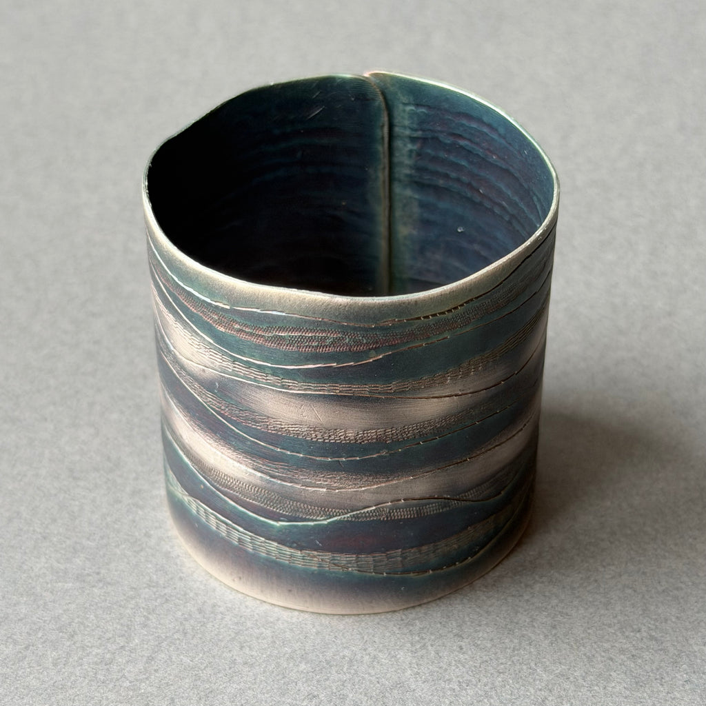 Pot - Small - Chased Silver Plate -  No15