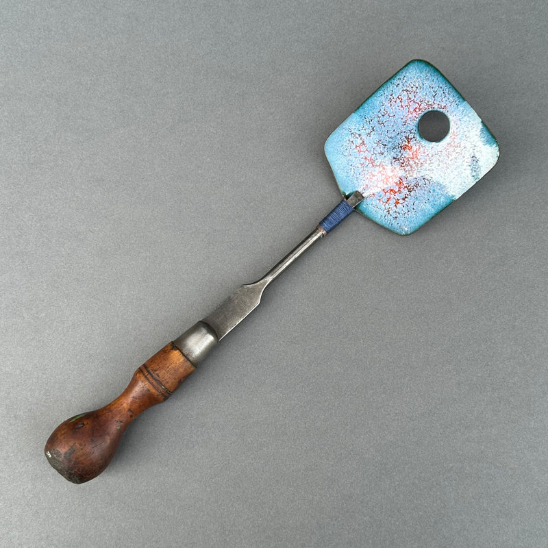 Decorative Enamel Spoon 'Medium Wooden Handled Screwdriver’