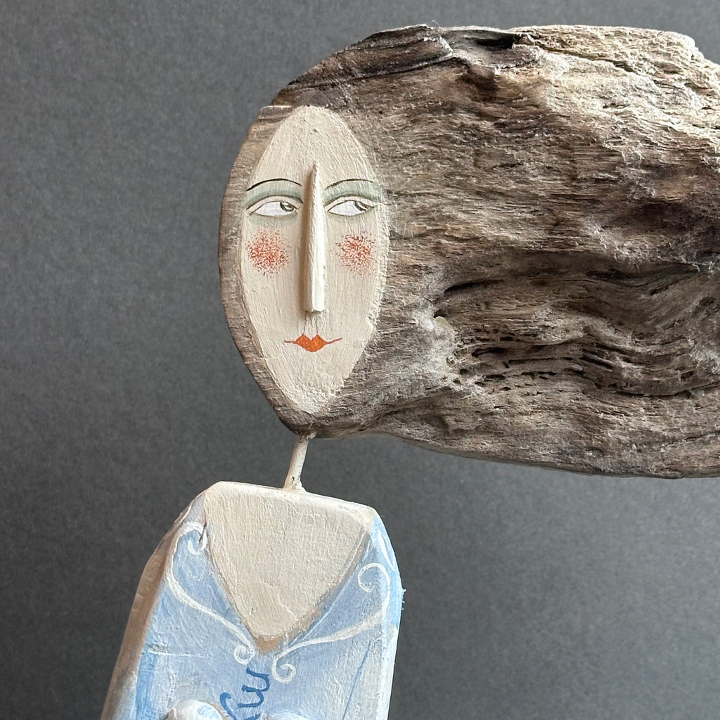 Brontë Quote ‘My Soul is Awakening’ Driftwood Sculpture