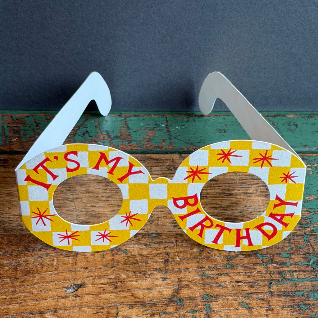 Glasses Card - It’s My Birthday