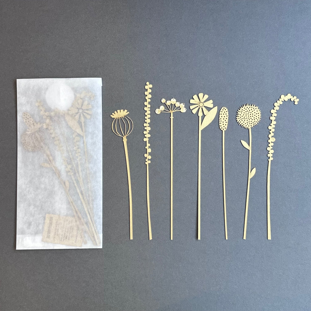 Paper Posy - Set of 7 - Gold