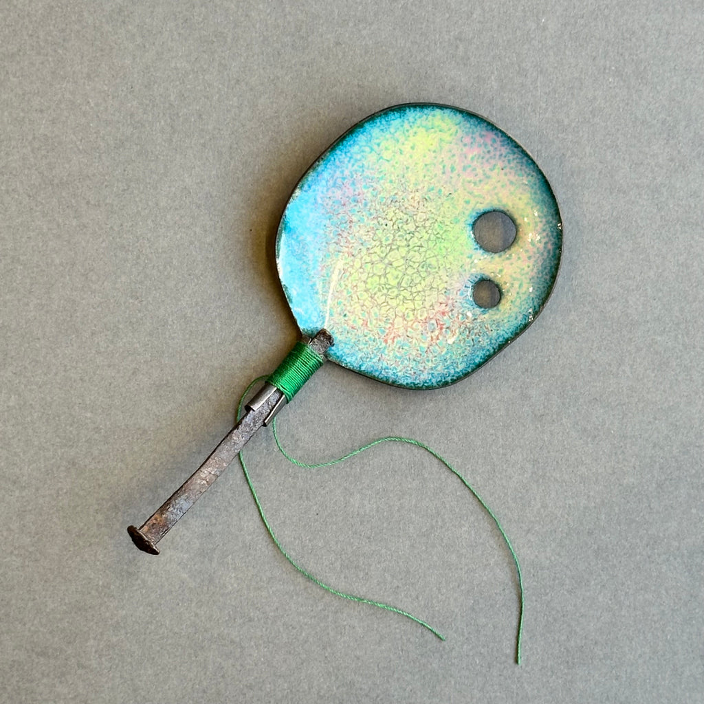 Decorative Enamel Spoon 'Flat Nail’