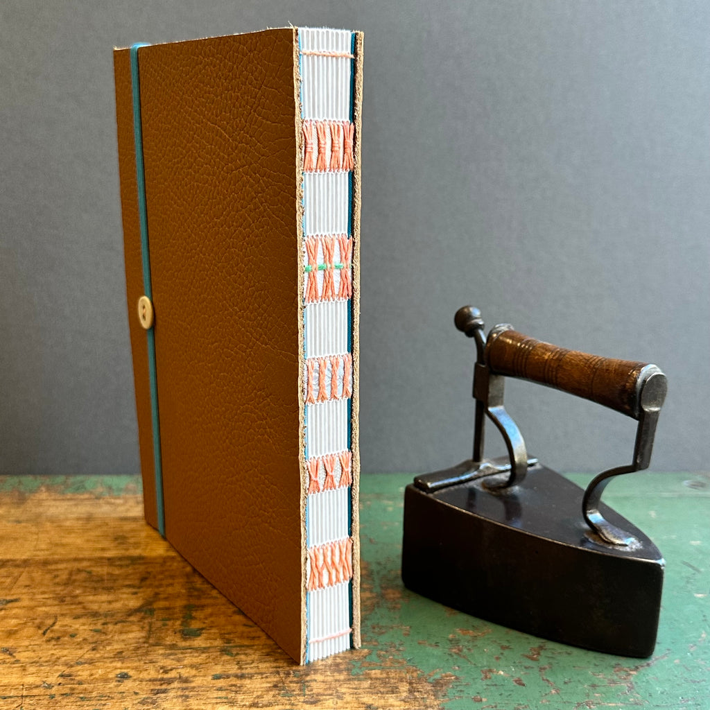 Exposed Spine Notebook [Large] - Paprika