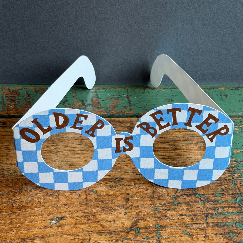 Glasses Card - Older is Better