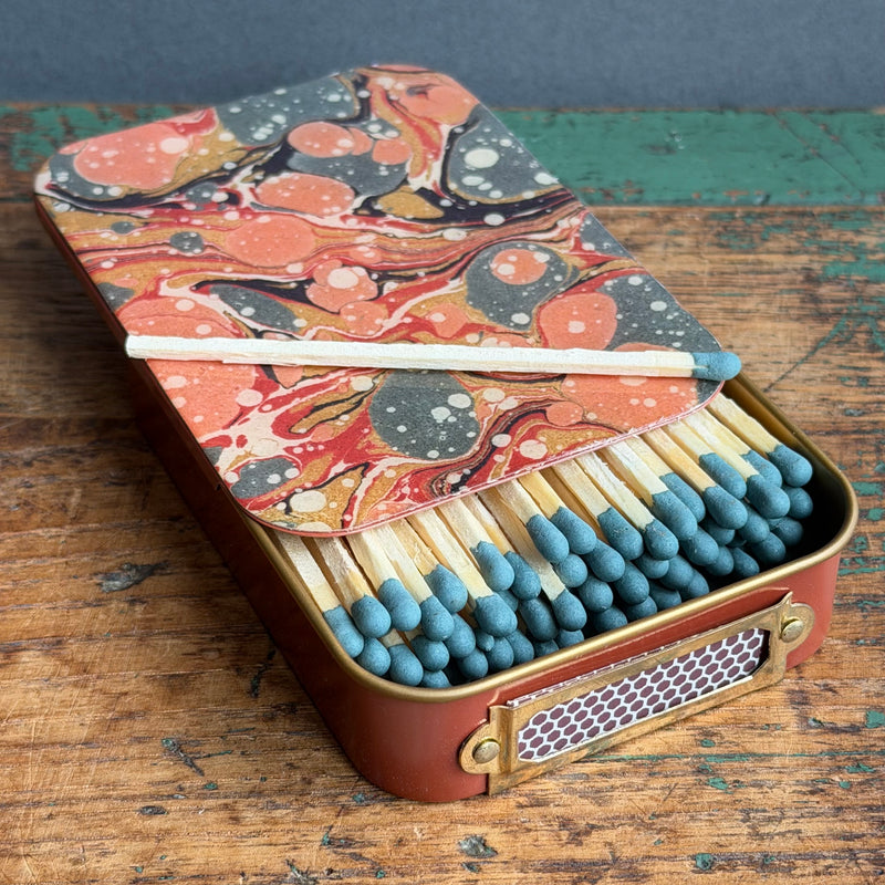 Matches in a Tin  - The Art of Marbling