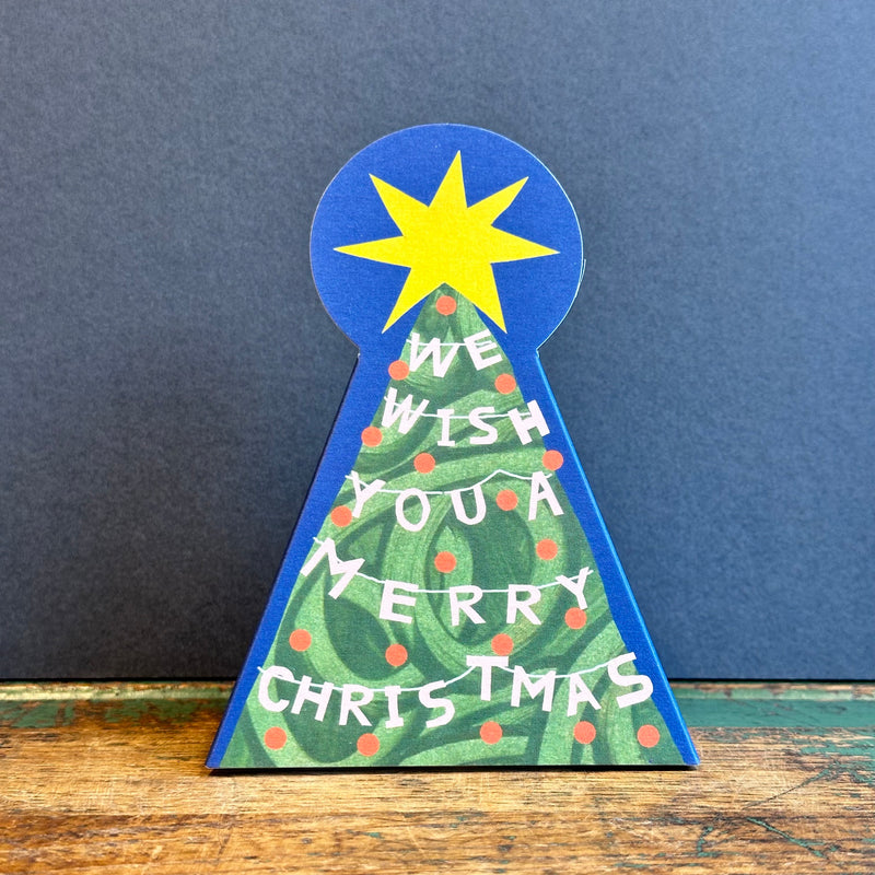 Stand-Up Card - Merry Christmas Tree