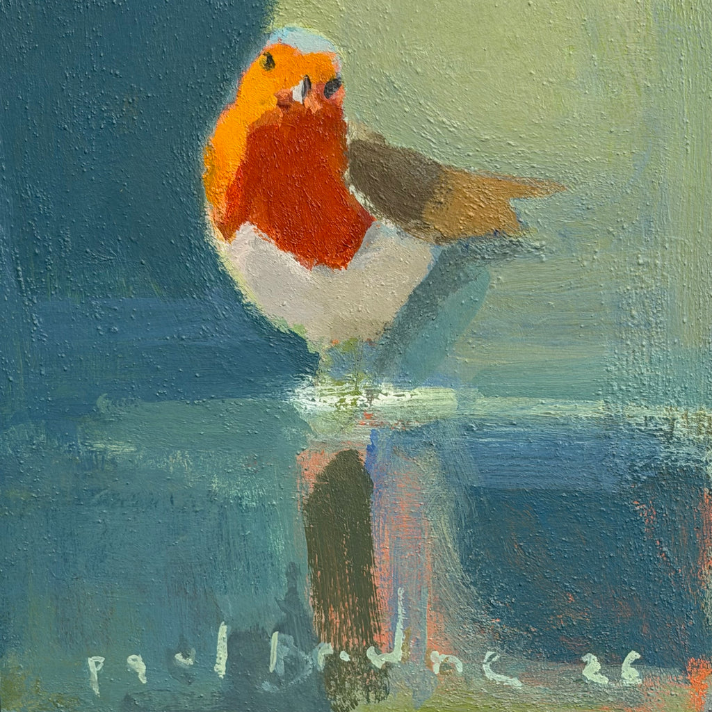 Acrylic on Wood Panel - ‘And you will know me by my name’ [Robin]