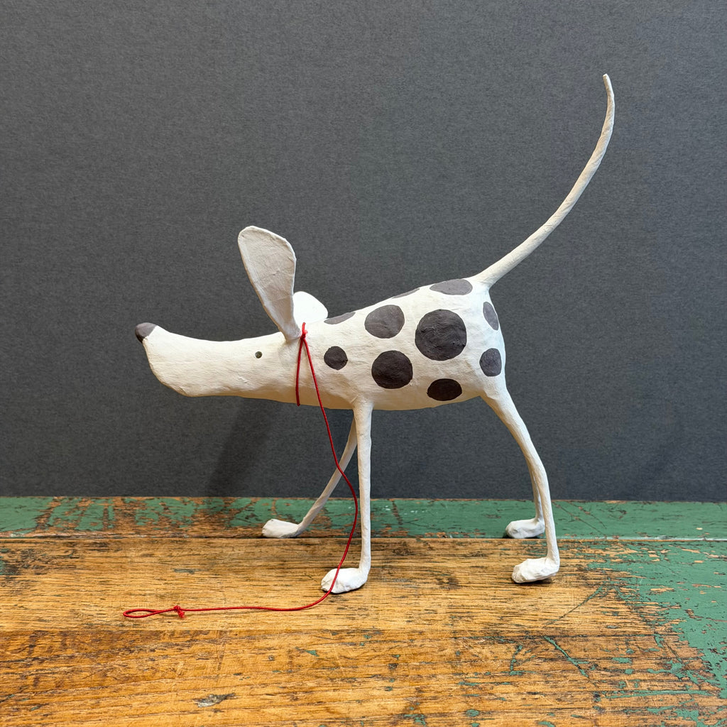 Paper Mache Sculpture ‘Pickle the Dog’