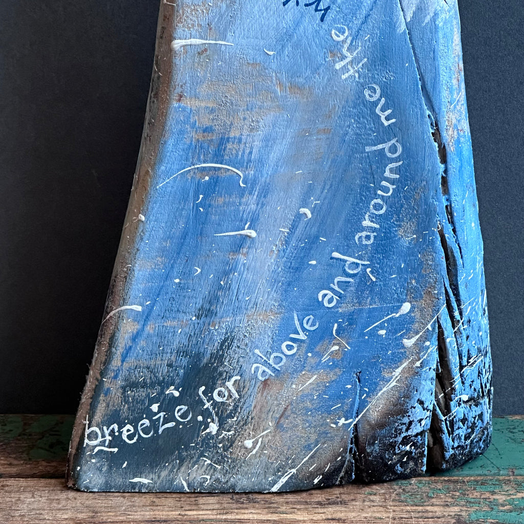 Brontë Quote ‘My Soul is Awakening’ Driftwood Sculpture