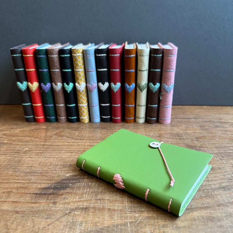 Darned Heart Notebook [Small] Green