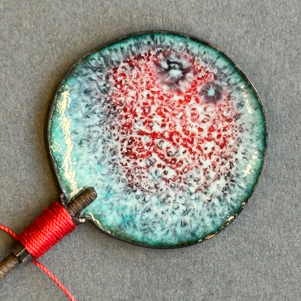 Decorative Enamel Spoon 'Tiny Nail’