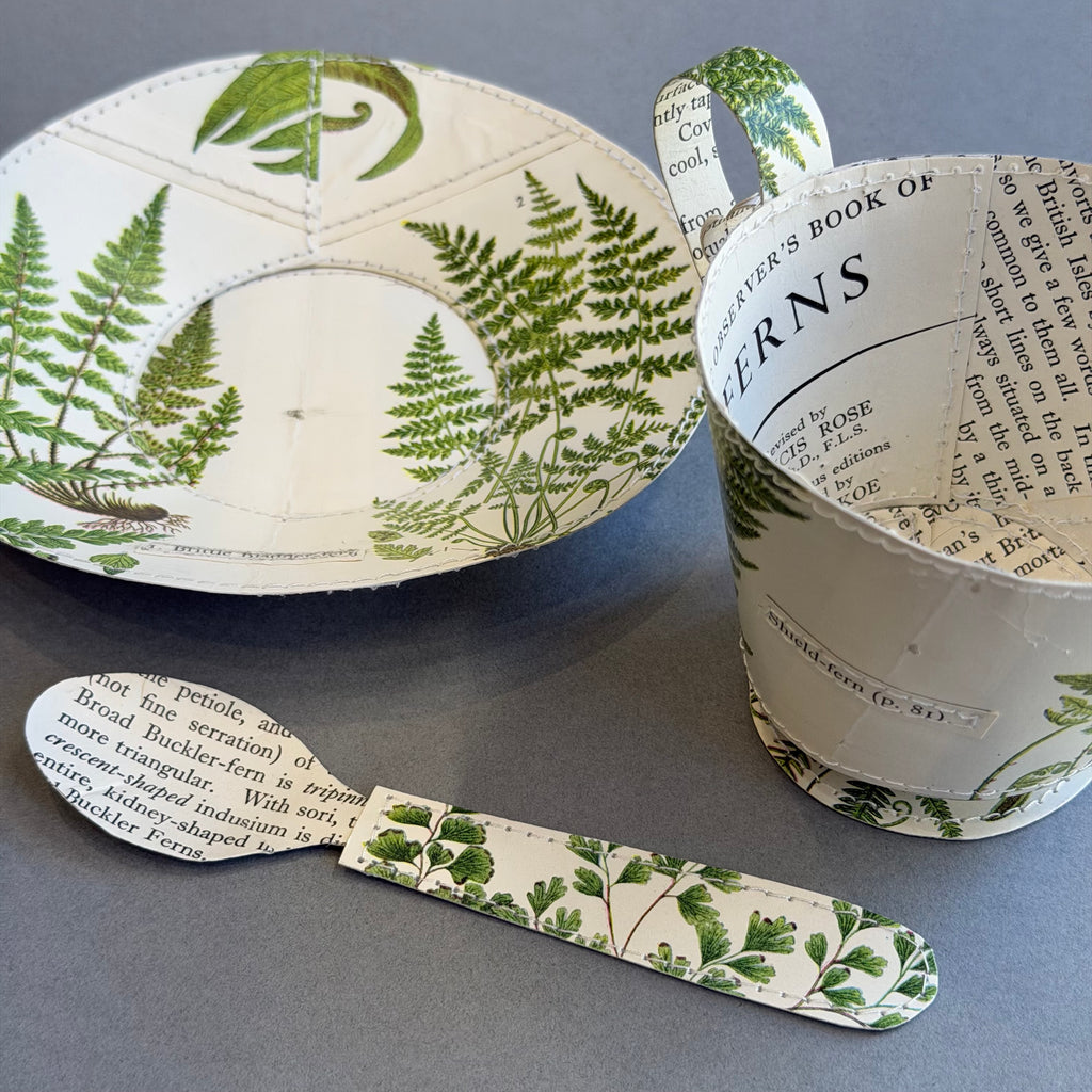 Paper Teacup - Ferns