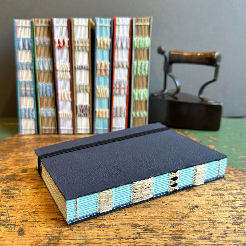 Exposed Spine Notebook [Medium] - Navy