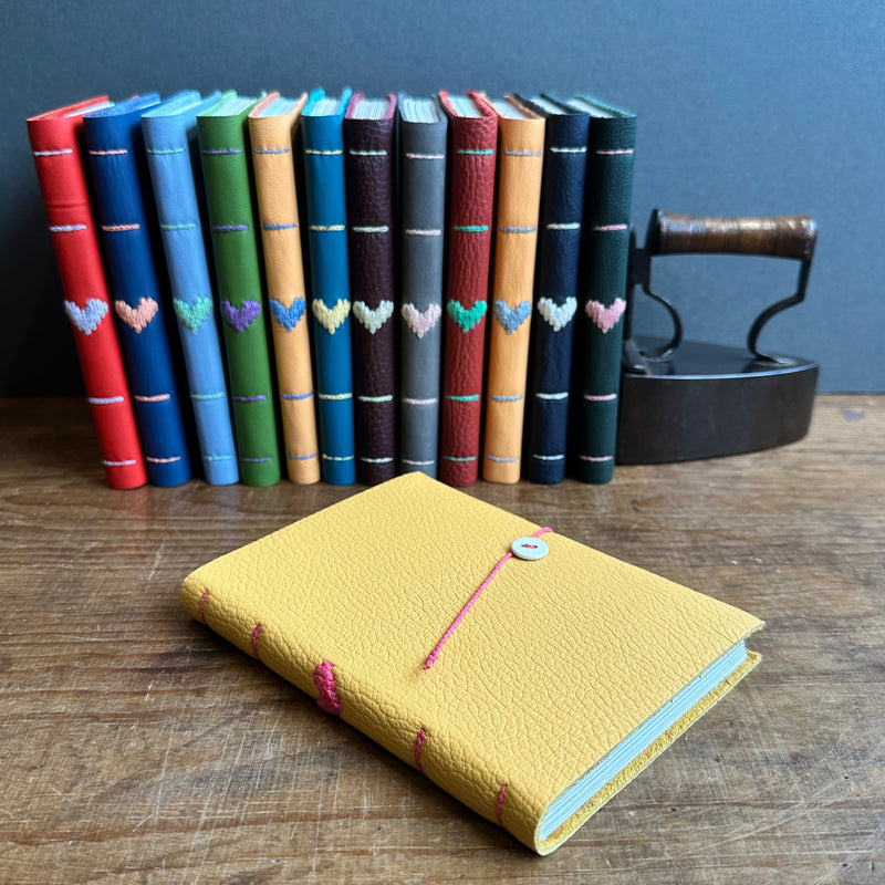 Darned Heart Notebook [Medium] - Custard