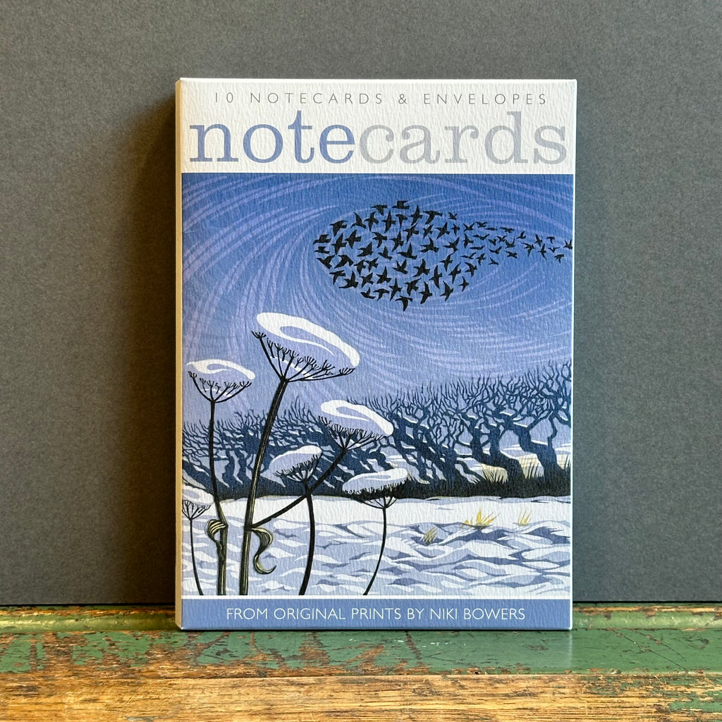 Notecards - Niki Bowers - Snow Starlings/Seven Swans