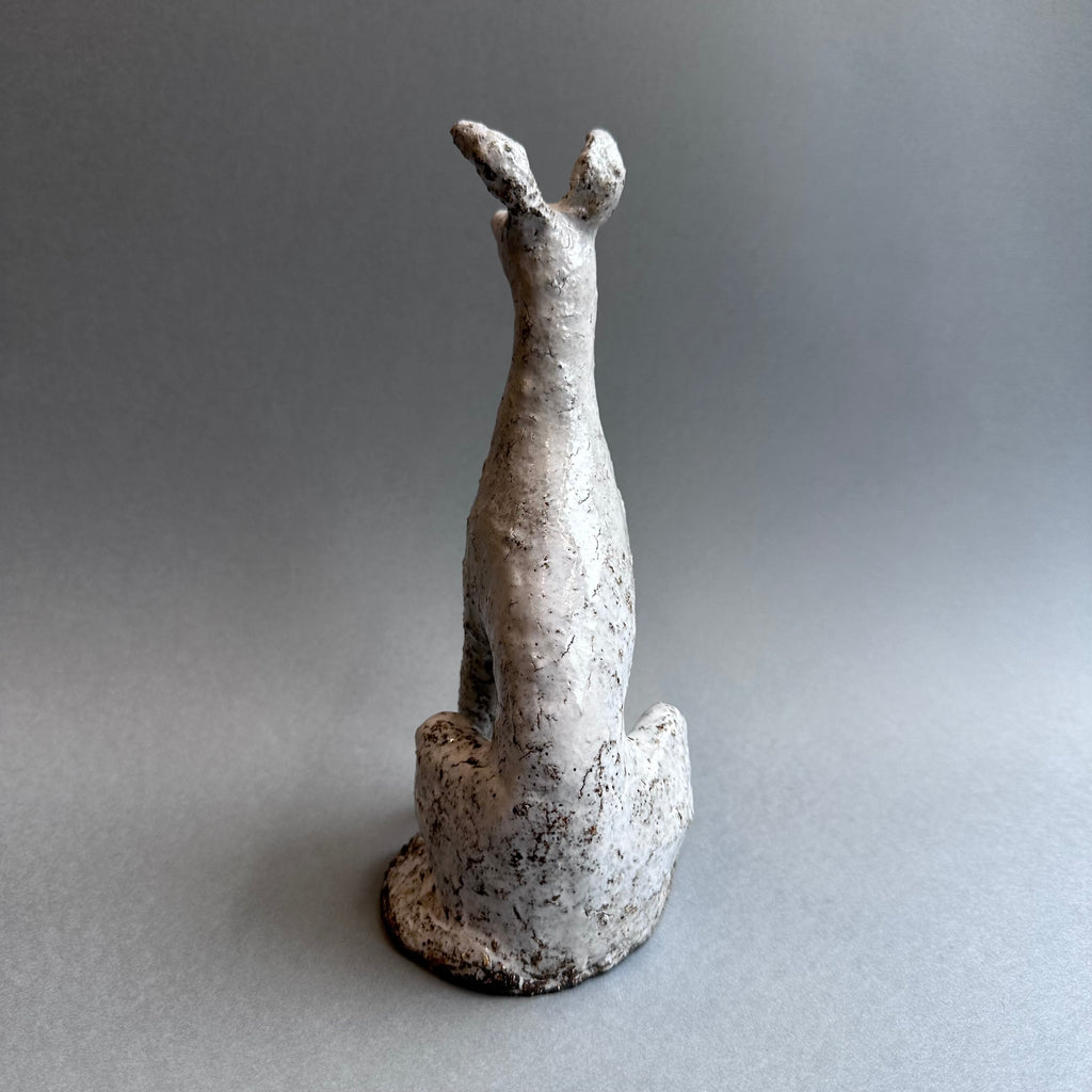 Stoneware Hound - Seated [large]