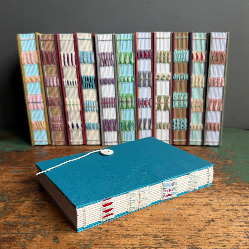 Exposed Spine Notebook [Medium] - Azure