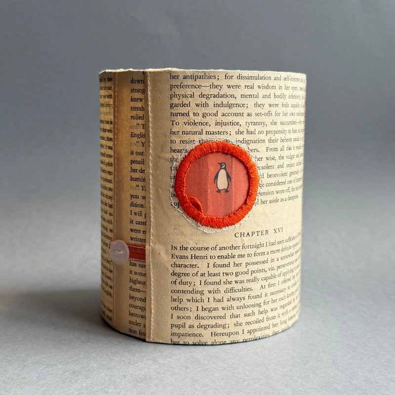 Stitched Paper Lantern - Penguin Orange - Brontë