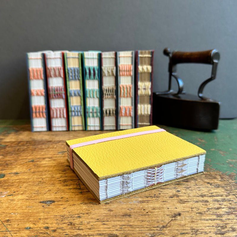 Exposed Spine Notebook [Small] - Custard