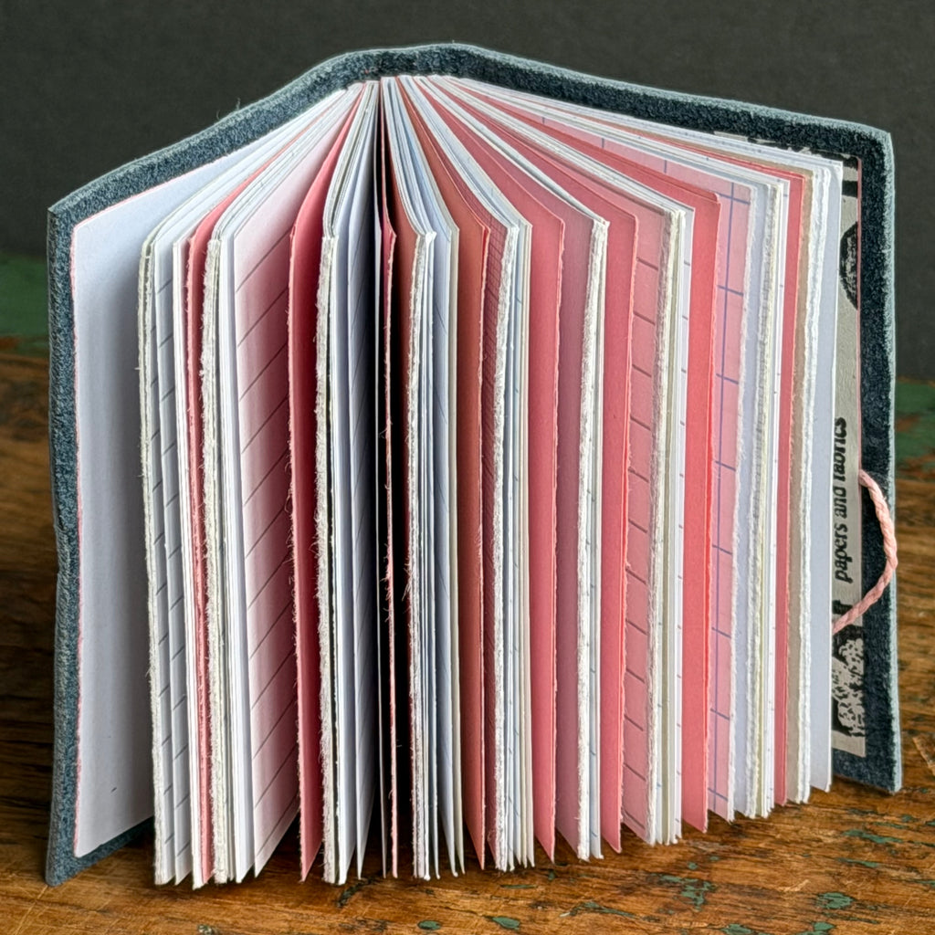 Darned Heart Notebook [Tiny] - Dusty Pink
