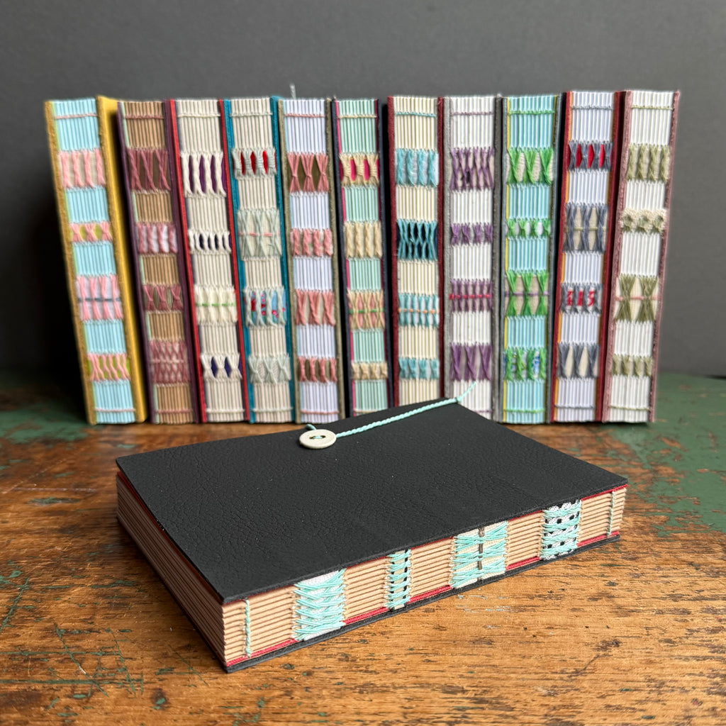 Exposed Spine Notebook [Medium] - Charcoal