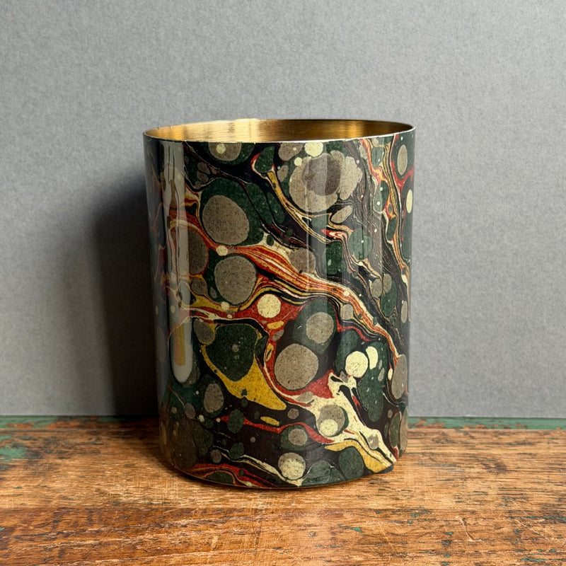 Enamel Everything Pot - The Art of Marbling