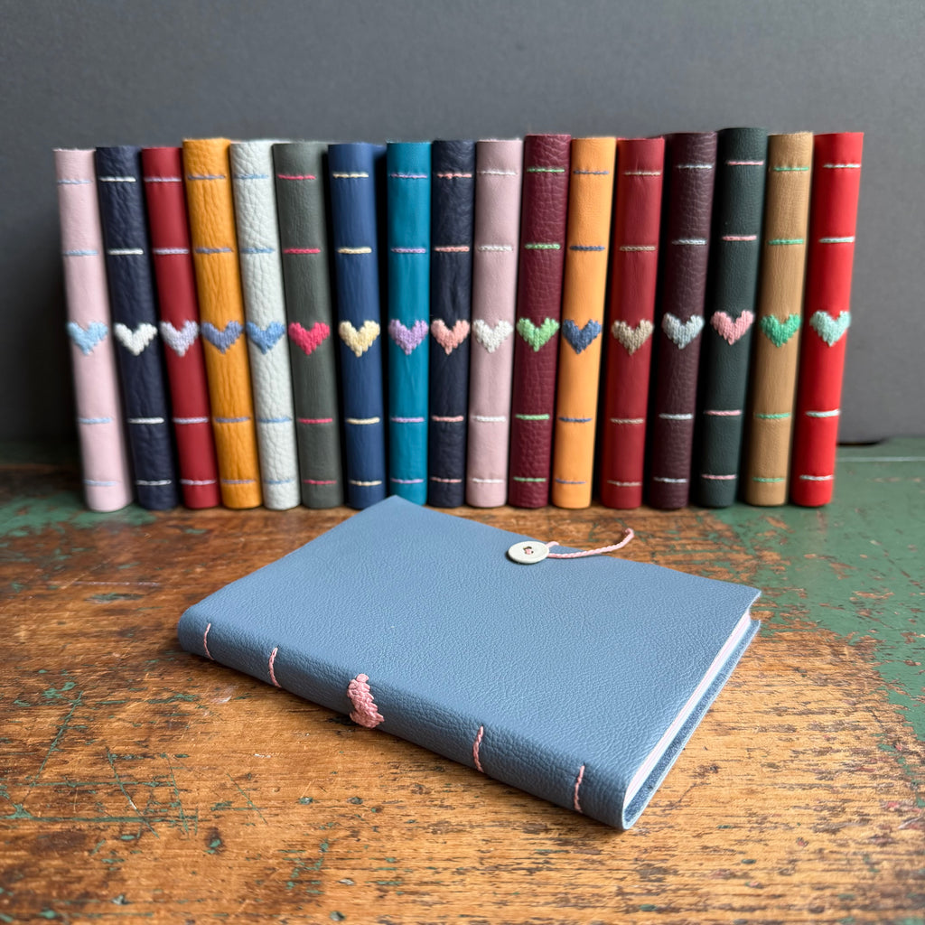 Darned Heart Notebook [Medium] - Slate