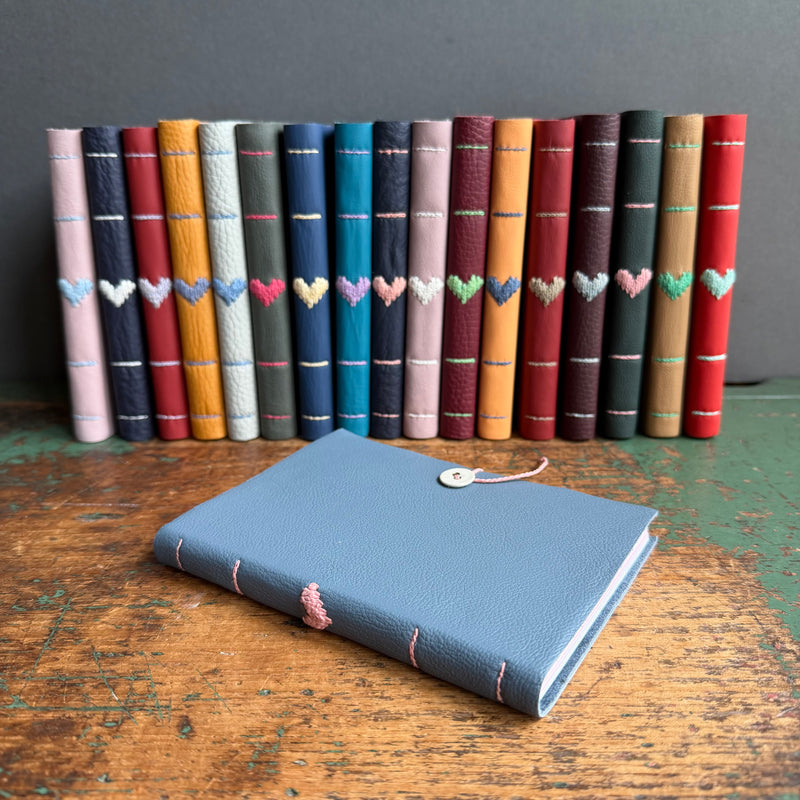 Darned Heart Notebook [Medium] - Slate