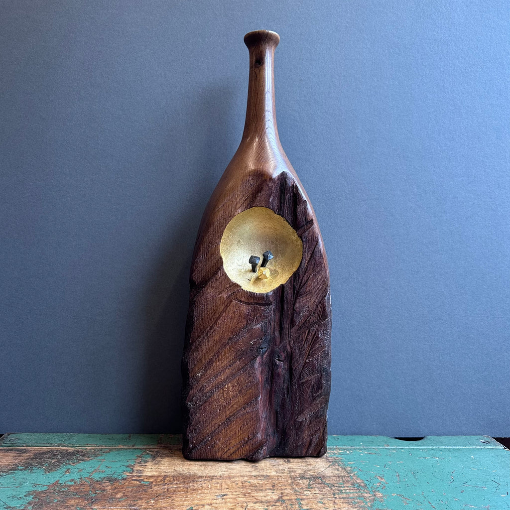 No.151 Tall Bottle Vase - Reclaimed Oak