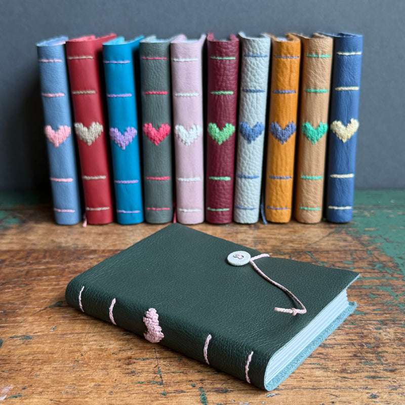 Darned Heart Notebook [Small] - Forest