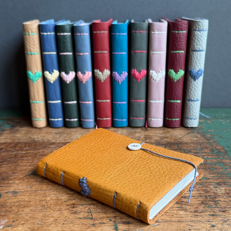 Darned Heart Notebook [Small] - Ochre