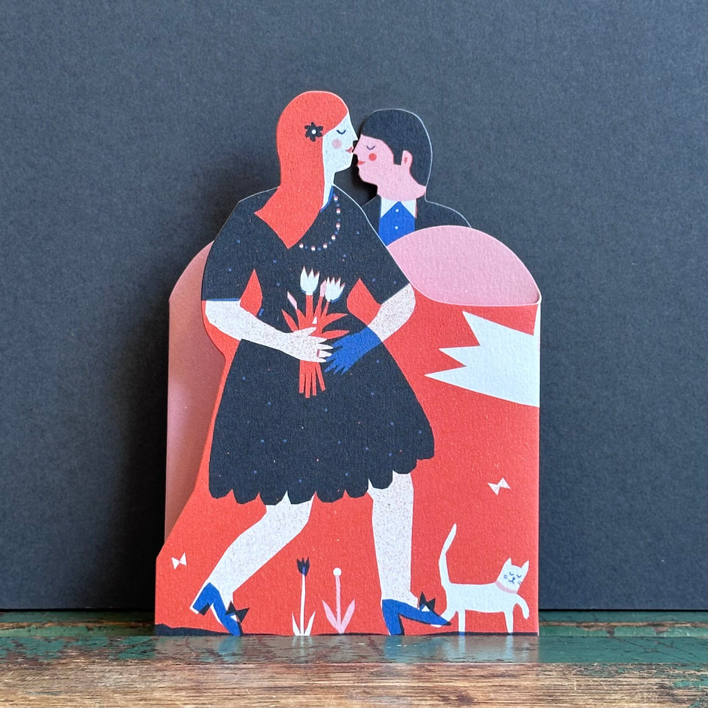 Concertina Heart Card ‘Man and Woman’