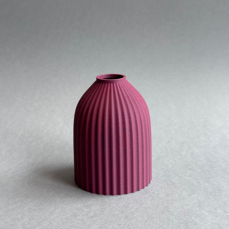 3D Printed Mini Vase - Plum [KT 08]