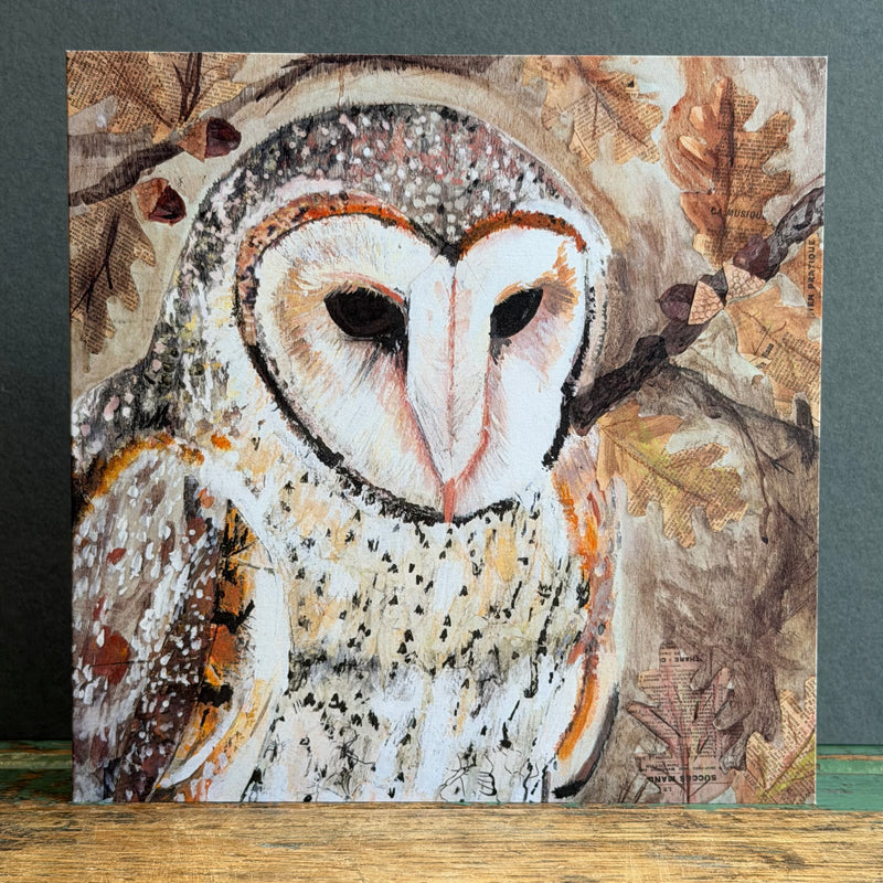 G/Card - Square - Barn Owl