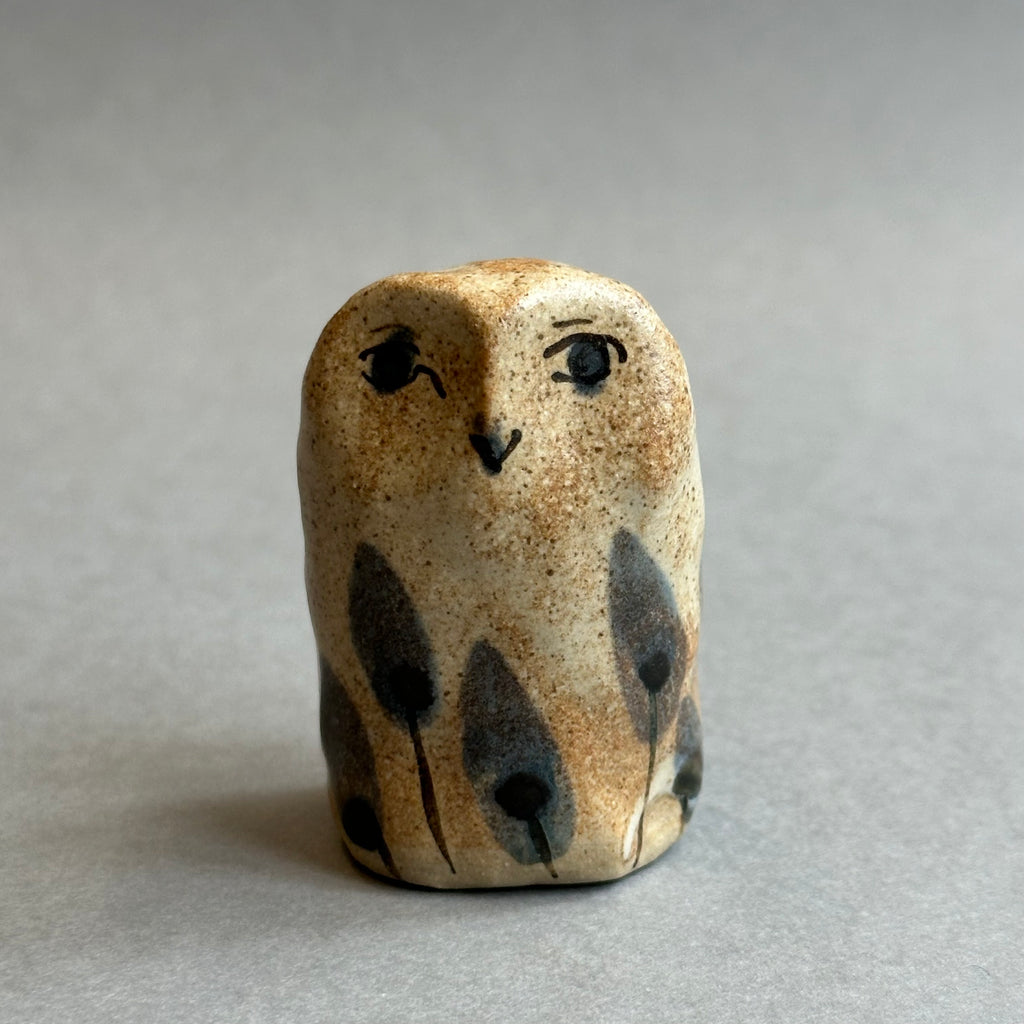 Stoneware Owl [small] #E