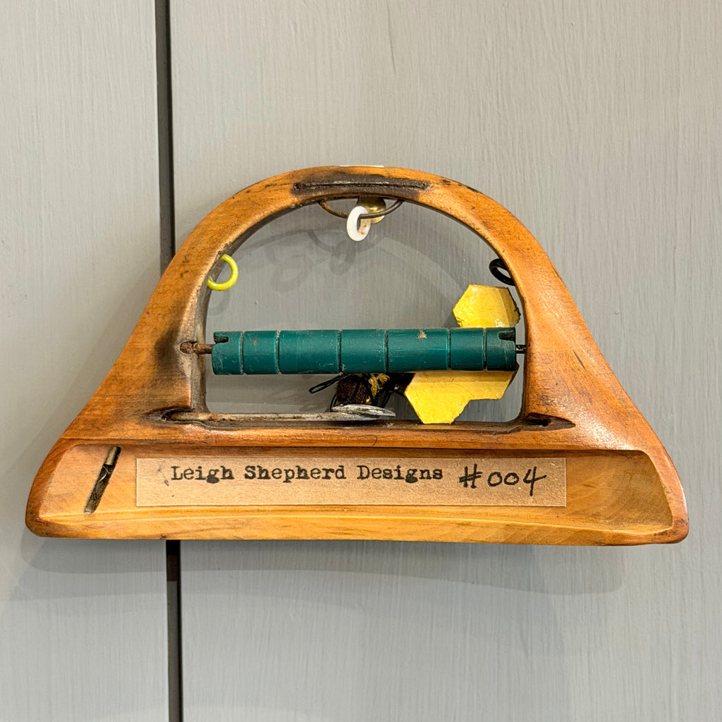 Mixed Media Wild Hive Ribbon Shuttle #004