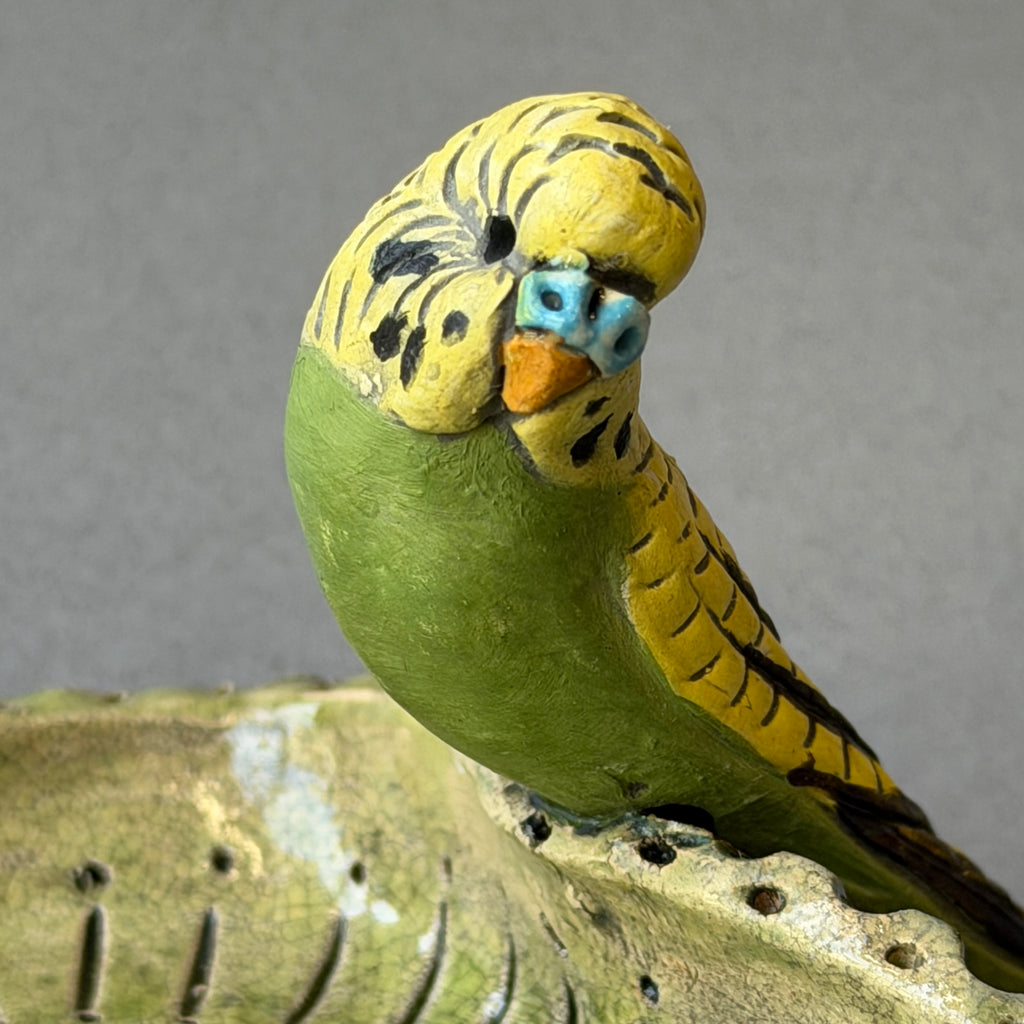 Ceramic Budgie - Single Trinket Dish - Small