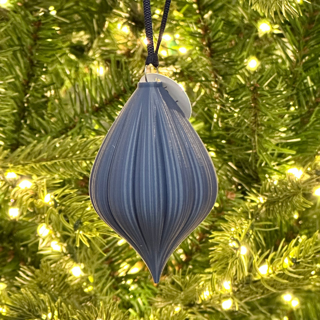 3D Printed Bauble - Lavender - Droplet