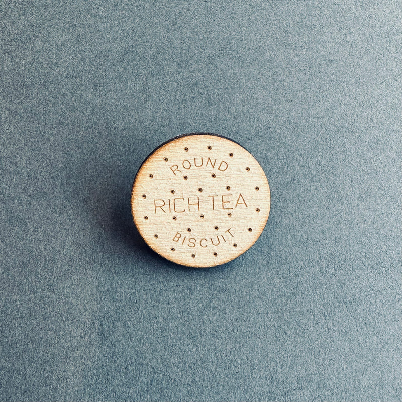 Rich Tea Biscuit Pin