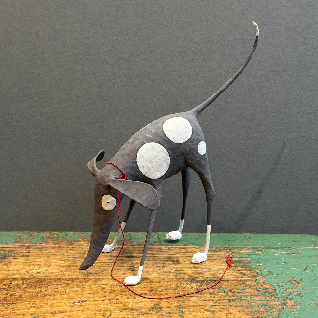 Paper Mache Sculpture ‘Moth the Dog’