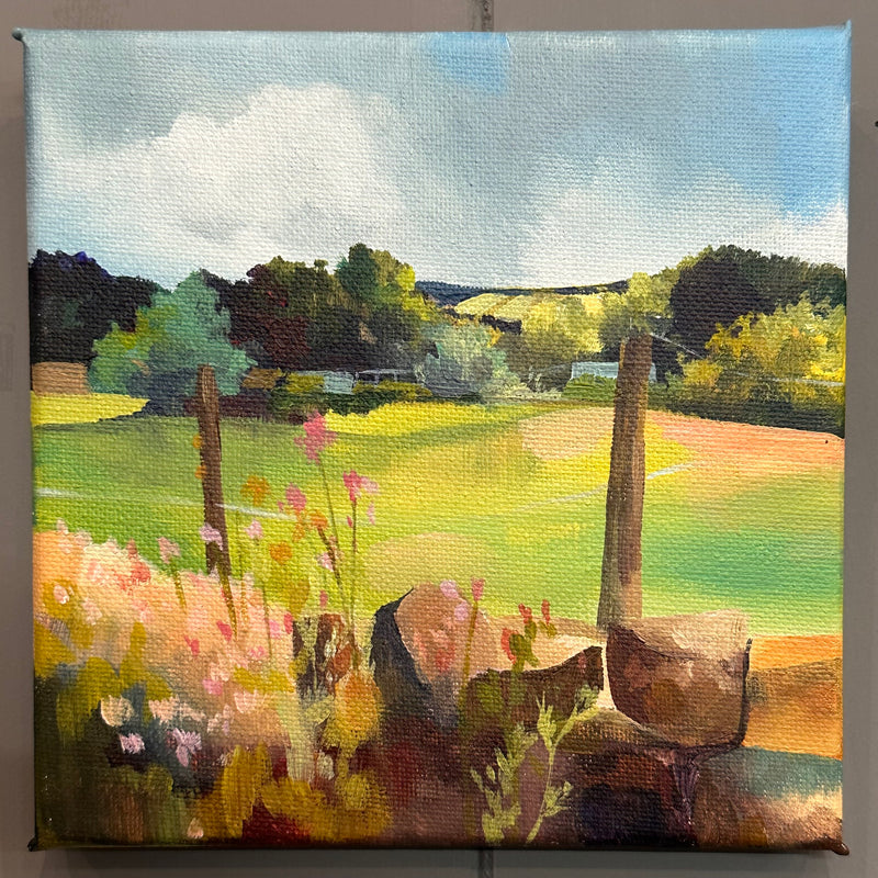 Acrylic on Canvas - By the Allotments